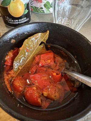 chili oil very good not too spicy   at Bancale 61 in Maastricht