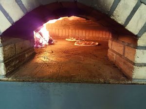 woodfire oven at Bancale 61 in Maastricht