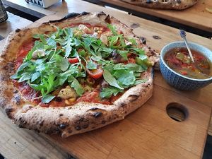 pizza at Bancale 61 in Maastricht