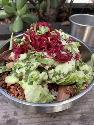 Burrito bowl  at Harvest Cafe in Ventura