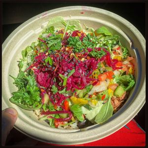 Burrito bowl!  at Harvest Cafe in Ventura