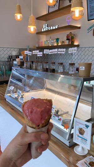 Delicious Ice cream and friendly staff!! at Awesome Bites in Houston