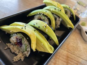 Quinoa roll  at O-OH Farm Suanluang in Phuket