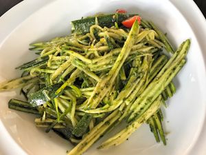 Raw Pesto Zukini ? Pasta at O-OH Farm Suanluang in Phuket