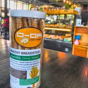 Ealthy Charcoal or wheat sticks! at O-OH Farm Suanluang in Phuket