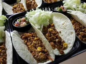 Lentil and Walnut Tacos  at Energy Shack Juice Bar in Scarborough
