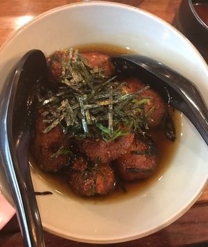 Tofu croquette at MisoHapi in West End