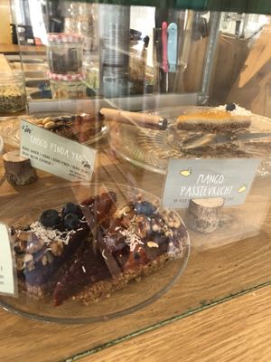 These options were all vegan! + vegan banana bread.  at By-Kees in Heerenveen