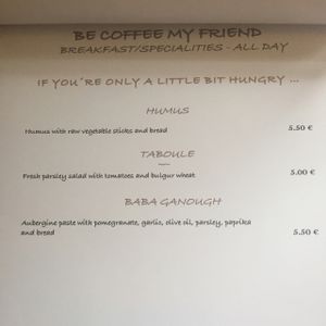 snacks at Be Coffee My Friend in Berlin