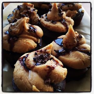 Vegan Peanut Butter Cupcakes at Be Coffee My Friend in Berlin