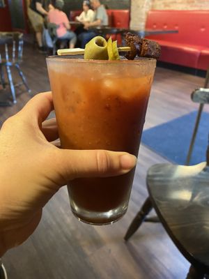 Vegan Bloody Mary at Pierogi Mountain in Columbus