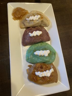 All vegan Pierogis at Pierogi Mountain in Columbus