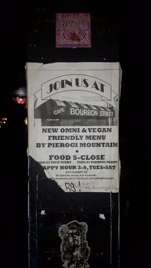 So many vegan options at Pierogi Mountain in Columbus