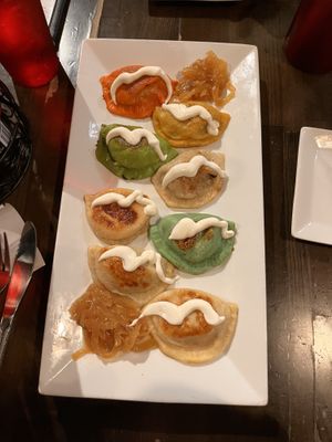 fun variety!  at Pierogi Mountain in Columbus