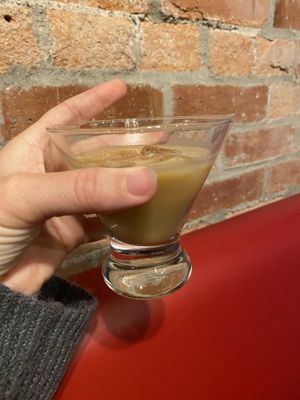 Vegan alcoholic drink  at Pierogi Mountain in Columbus