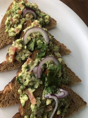 Avocado Toast 😻💗 at Rare Earth Cafe & Organic Store in Mumbai