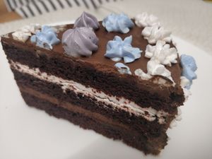 Awesome vegan cake..😍 at Rare Earth Cafe & Organic Store in Mumbai