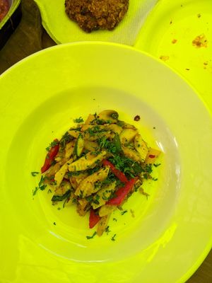 Sauteed veggies at Rare Earth Cafe & Organic Store in Mumbai