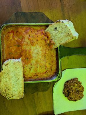 Heavenly lasagna at Rare Earth Cafe & Organic Store in Mumbai