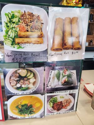 Menu 1 at Tina Vietnamese Cuisine (V-Cafe) in New Westminster