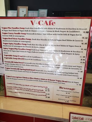 Menu 3 at Tina Vietnamese Cuisine (V-Cafe) in New Westminster