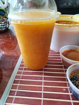 Mango smoothie at Tina Vietnamese Cuisine (V-Cafe) in New Westminster
