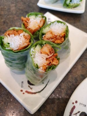 Lemongrass chicken roll at Tina Vietnamese Cuisine (V-Cafe) in New Westminster