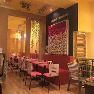 Interior at Healthy Lovers in Madrid