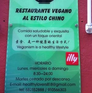 Cartel at Healthy Lovers in Madrid