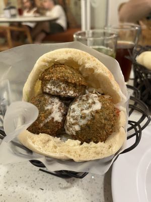 Falafel sandwich   at Falafel Bar in Tamarindo