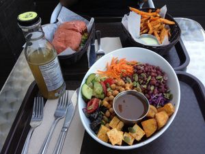 Bowl indien at Delicieux Veg Fusion Cafe in Montreal