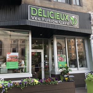 Délicieux Veg Fusion Café at Delicieux Veg Fusion Cafe in Montreal