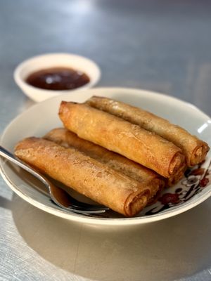 Fried spring rolls  at Kang Le Restaurant in Siem Reap