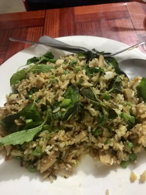 Basil fried rice at Kang Le Restaurant in Siem Reap