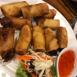 spring rolls at Yo Vegan in Phuket