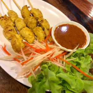 Satay at Yo Vegan in Phuket