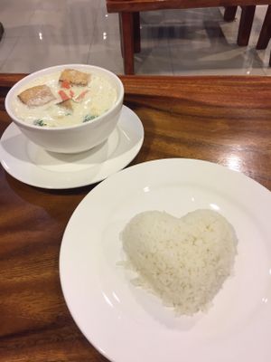 Green curry  at Yo Vegan in Phuket