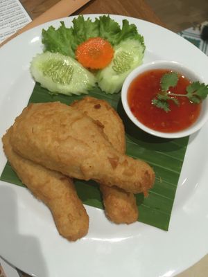 ‘Chicken’ drumsticks at Yo Vegan in Phuket