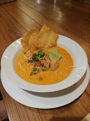 Spicy Mushroom Soup at Yo Vegan in Phuket