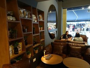 dining area at Real food - Far East Square in Central Singapore