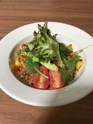 Organic Fried Rice at Real food - Far East Square in Central Singapore