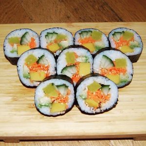 Vegan Futomaki  at Sakura in Paris