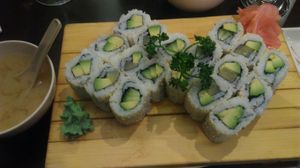 California rolls at Sakura in Paris