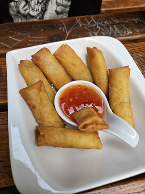 Frühlingsrollen at Vegan Express in Leipzig