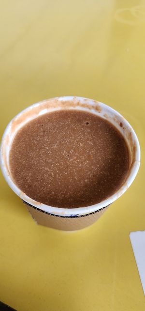 Champurado at Oasis Vegetarian Cafe in Riverside