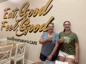   at Oasis Vegetarian Cafe in Riverside