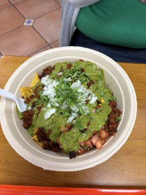 Breakfast bowl  at Oasis Vegetarian Cafe in Riverside