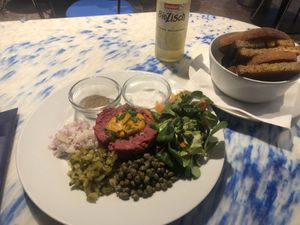 Vegan tartare  at Die Küche in Brno