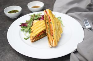 Croque monsieur at Die Küche in Brno