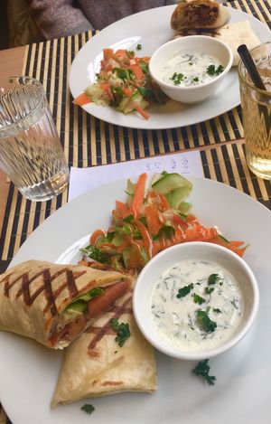 Daily vegan lunch menu at Die Küche in Brno